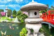 Kinh nghiệm cách tham quan Hồ cá Koi RinRin Park Hóc Môn, Công viên Đá Nhật Bản