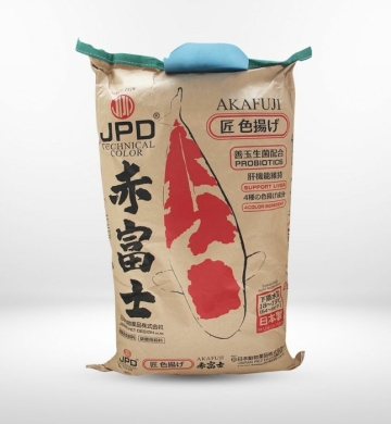Cám JPD Akafuji Technical Color – Bao 15kg: Giải pháp tối ưu cho sức khỏe và màu sắc cá Koi
