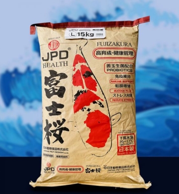 Cám JPD Fujizakura Health – Bao 15kg: Giải pháp dinh dưỡng cao cấp cho cá Koi