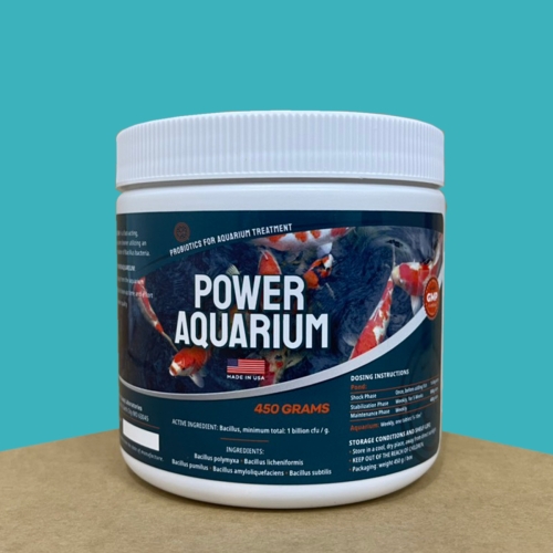 Power Aquarium - Vi sinh xử lý nước chuyên dụng cho hồ cá cảnh, cá Koi - Hộp 1000g