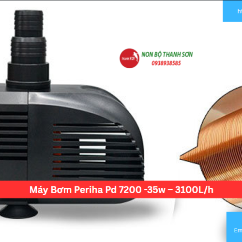 Máy Bơm Periha Pd 7200 -35w – 3100L/h