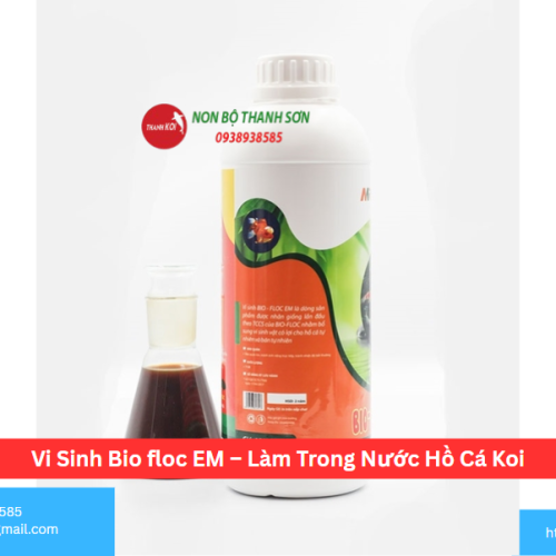 Vi Sinh Bio floc EM – Làm Trong Nước Hồ Cá Koi