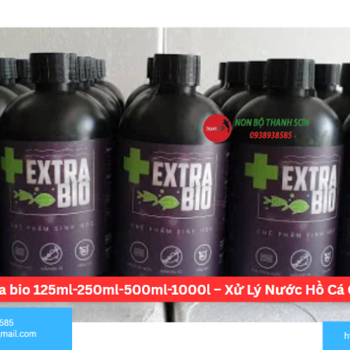 Vi Sinh Extra bio 125ml-250ml-500ml-1000l – Xử Lý Nước Hồ Cá Cảnh Cá Koi