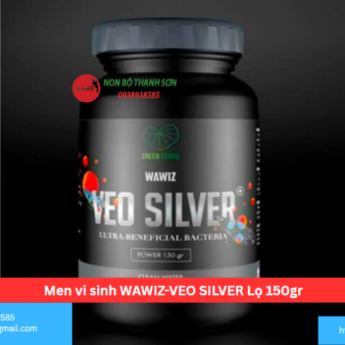 Men vi sinh WAWIZ-VEO SILVER Lọ 150gr
