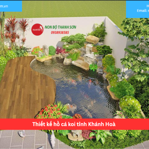 Bảng báo giá thiết kế hồ cá koi tỉnh Khánh Hoà