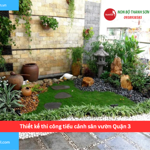 Bảng báo giá thiết kế thi công tiểu cảnh sân vườn Quận 3