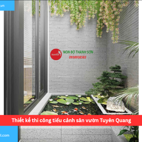 Bảng báo giá thiết kế thi công tiểu cảnh sân vườn Tuyên Quang