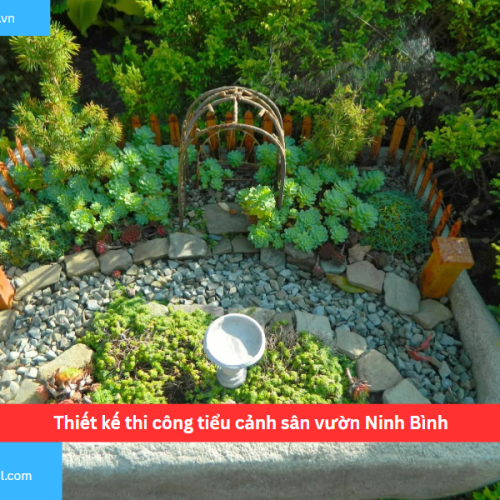 Bảng báo giá thiết kế thi công tiểu cảnh sân vườn Ninh Bình