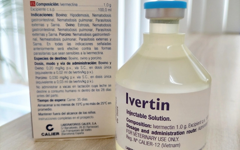 Ivertin Calier Diệt ký sinh trùng có xương sống 100ml