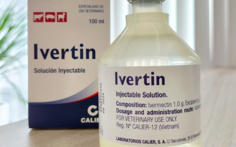 Ivertin Calier Diệt ký sinh trùng có xương sống 100ml