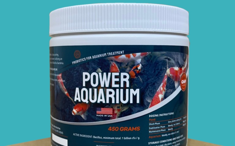Power Aquarium - Vi sinh xử lý nước chuyên dụng cho hồ cá cảnh, cá Koi - Hộp 1000g