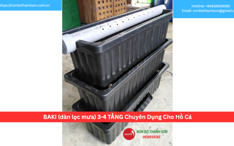 BAKI (dàn lọc mưa) 3-4 TẦNG Chuyên Dụng Cho Hồ Cá