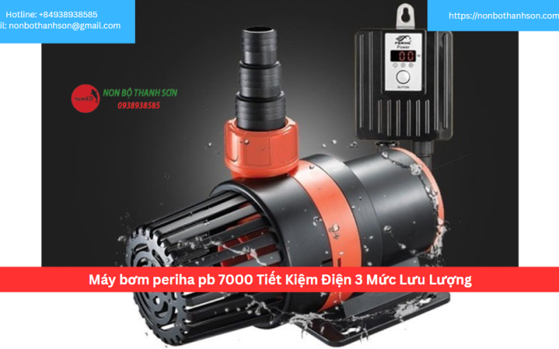 Máy bơm periha pb 7000 Tiết Kiệm Điện 3 Mức Lưu Lượng