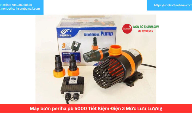Máy bơm periha pb 5000 Tiết Kiệm Điện 3 Mức Lưu Lượng