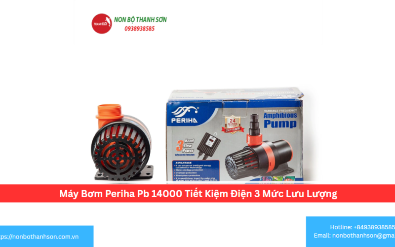 Máy Bơm Periha Pb 14000 Tiết Kiệm Điện 3 Mức Lưu Lượng