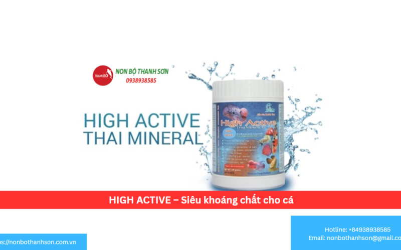 HIGH ACTIVE – Siêu khoáng chất cho cá
