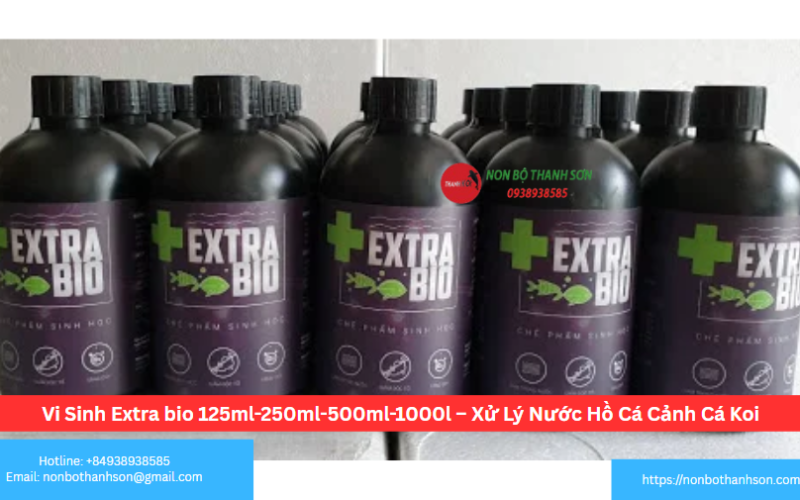 Vi Sinh Extra bio 125ml-250ml-500ml-1000l – Xử Lý Nước Hồ Cá Cảnh Cá Koi