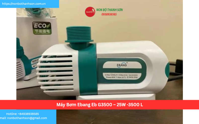 Máy Bơm Ebang Eb G3500 – 25W -3500 L