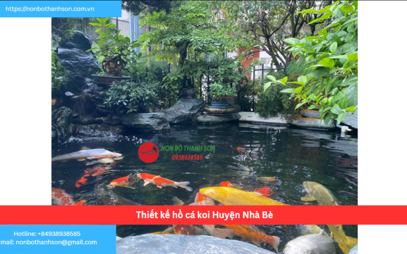 Bảng báo giá thiết kế hồ cá koi Huyện Nhà Bè