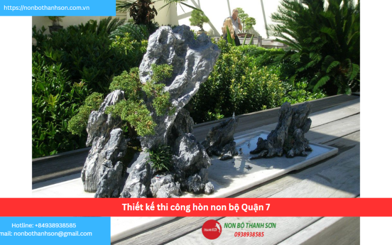 Bảng báo giá thiết kế thi công hòn non bộ Quận 7