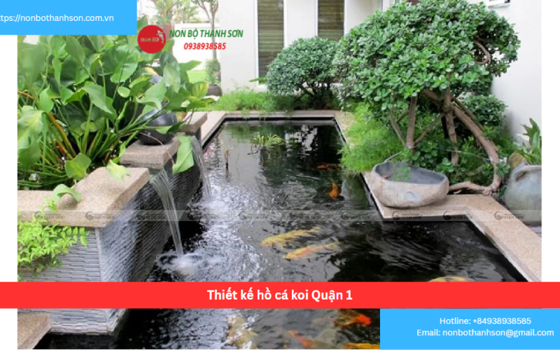 Bảng báo giá thiết kế hồ cá koi Quận 1