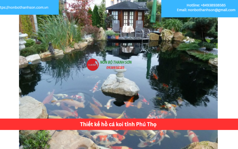 Bảng báo giá thiết kế hồ cá koi tỉnh Phú Thọ
