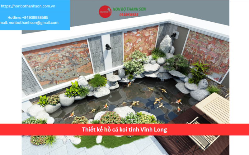 Bảng báo giá thiết kế hồ cá koi tỉnh Vĩnh Long