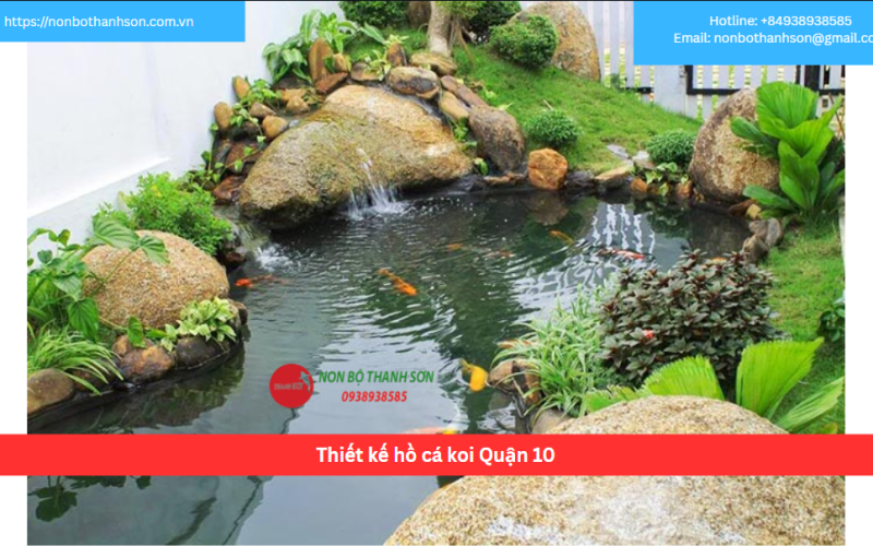 Bảng báo giá thiết kế hồ cá koi Quận 10