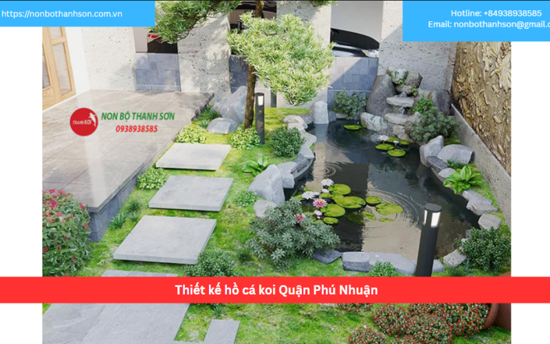 Bảng báo giá thiết kế hồ cá koi Quận Phú Nhuận