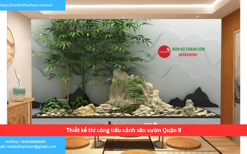 Bảng báo giá thiết kế thi công tiểu cảnh sân vườn Quận 9