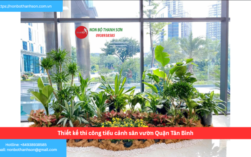 Bảng báo giá thiết kế thi công tiểu cảnh sân vườn Quận Tân Bình