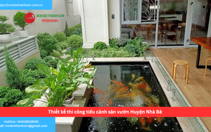 Bảng báo giá thiết kế thi công tiểu cảnh sân vườn Huyện Nhà Bè