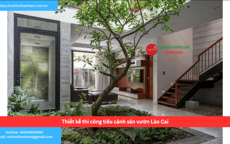 Bảng báo giá thiết kế thi công tiểu cảnh sân vườn Lào Cai