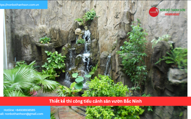 Bảng báo giá thiết kế thi công tiểu cảnh sân vườn Bắc Ninh