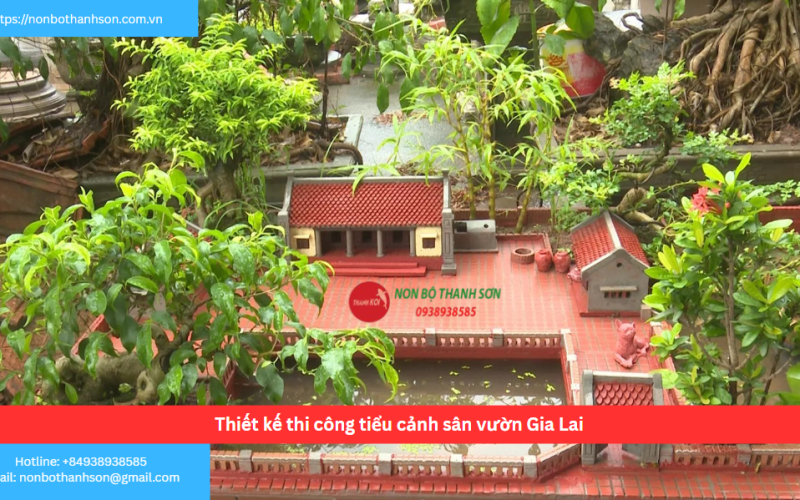 Bảng báo giá thiết kế thi công tiểu cảnh sân vườn Gia Lai