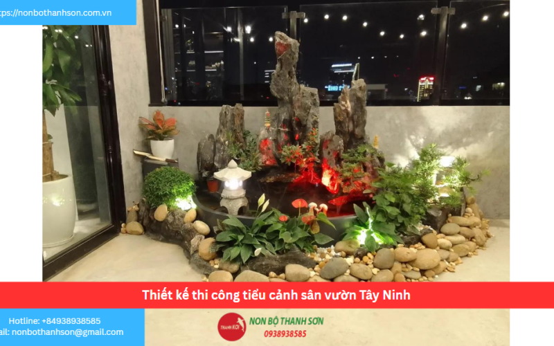 Bảng báo giá thiết kế thi công tiểu cảnh sân vườn Tây Ninh
