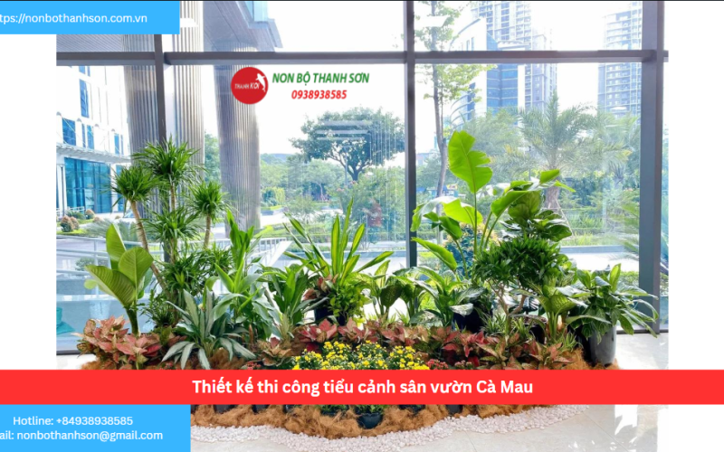 Bảng báo giá thiết kế thi công tiểu cảnh sân vườn Cà Mau